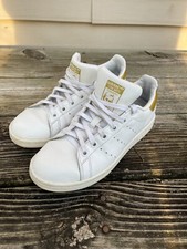 Adidas Stan Smith White and Gold size 5