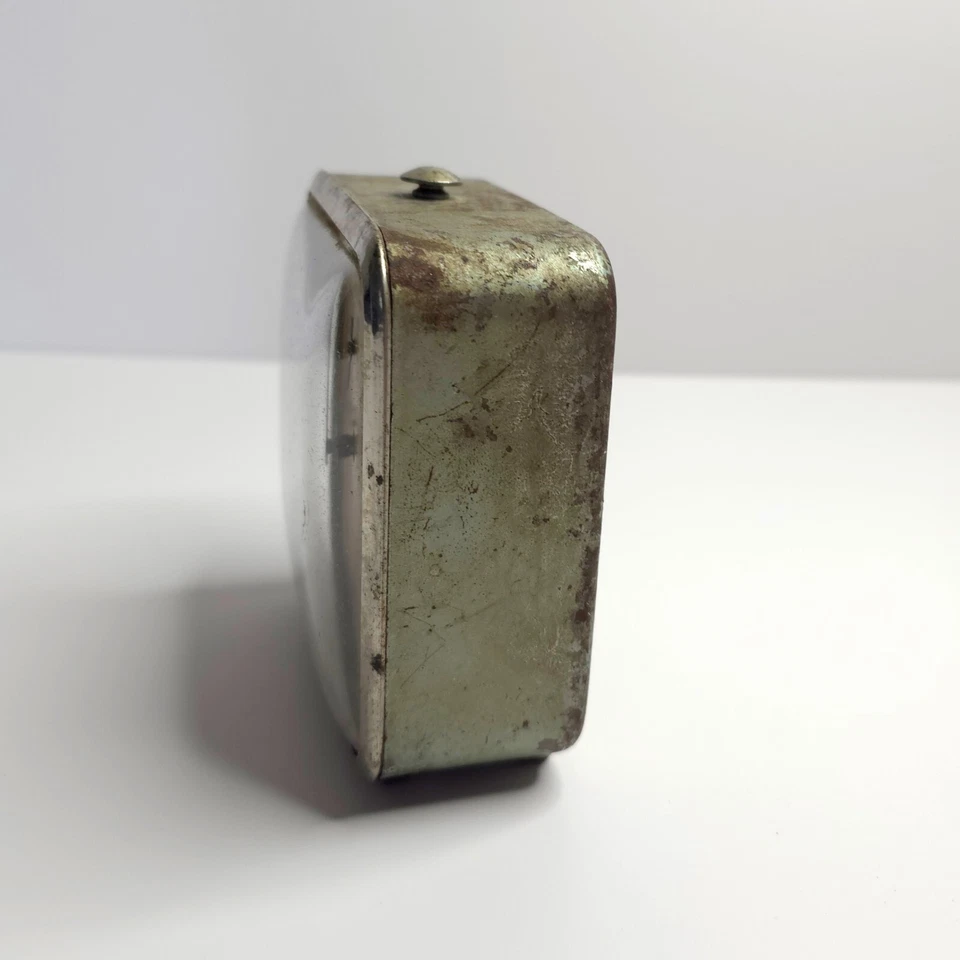 Vintage Ingraham Time Square Alarm Clock Untested - Image 2 of 4