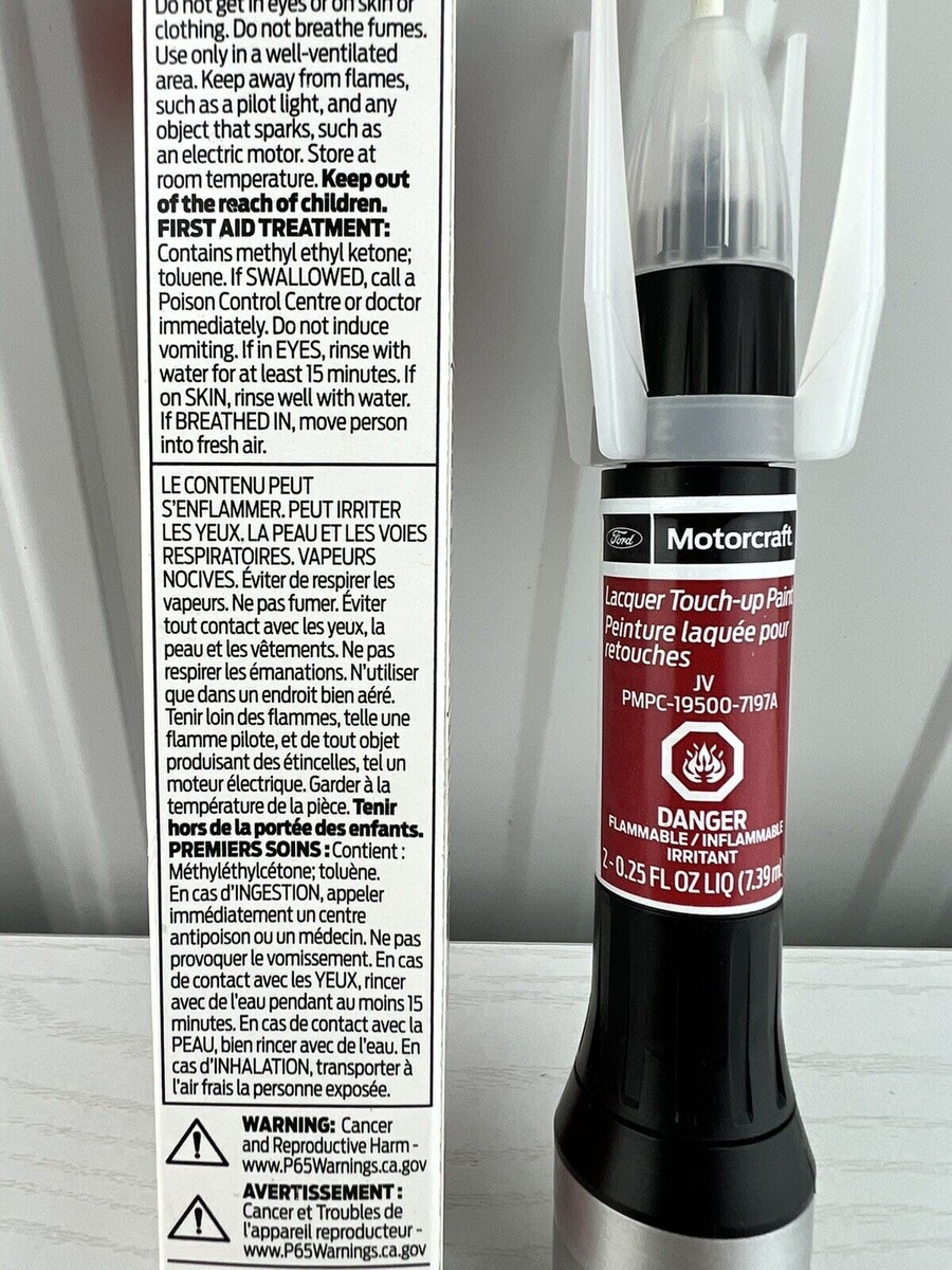 Genuine Ford Touch Up Paint Bottle Dark Candy Apple Red JV & Clear