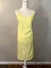 Urban Outfitters Size Medium Yellow Silk Matieral Dress BNWT