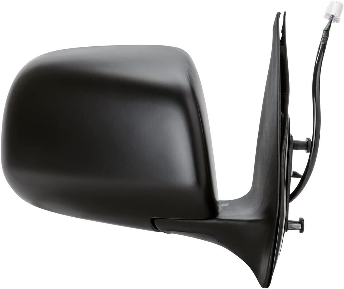 Right Side Power Mirror For 2005-2011 Toyota Tacoma - Textured Black, Direct Replacement