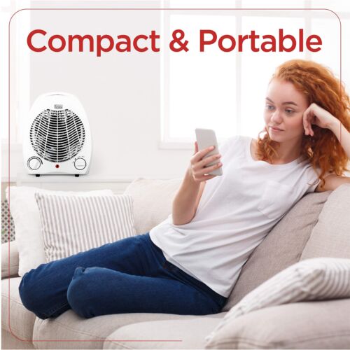 BLACK+DECKER Space Heater, for Office Desk, Home Office & Portable Desk, - Picture 5 of 7