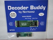 NIX Trainz NTZ4 Decoder Buddy 1K Ohm V1B 8 Output Motherboard w/ 21-Pin Socket