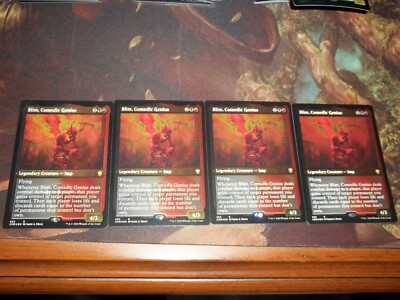 4x Blim, Comedic Genius - Foil Etched NM-Mint, English Commander Legends MTG Mag