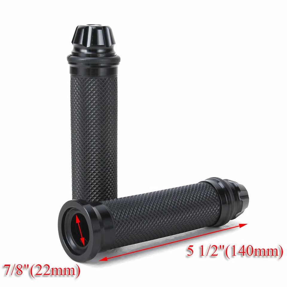 Empuñaduras de goma de gel para moto 7/8" 22 mm para Kawasaki ZZR600 ZZR1200 Z1000 Foto 3 de 4