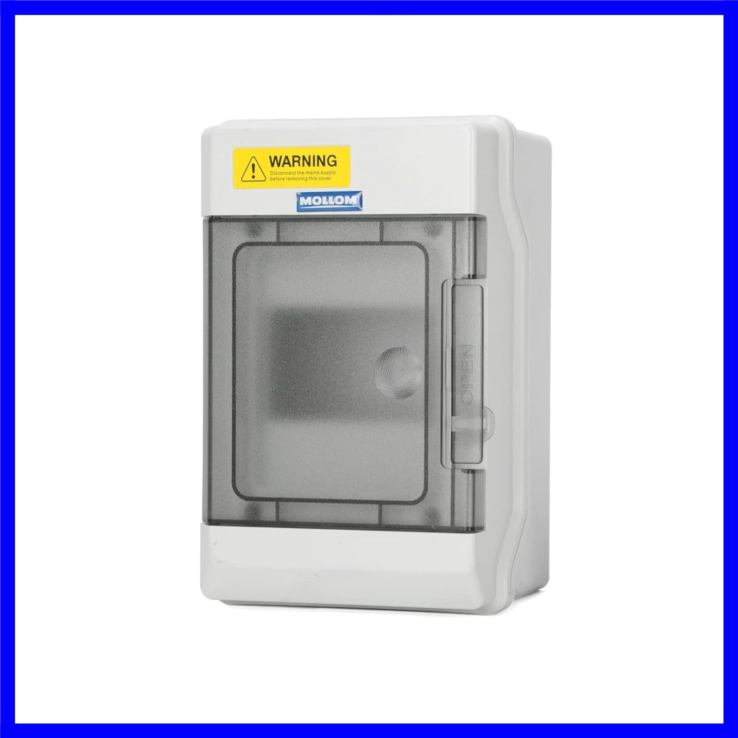 4 Way Power Distribution Box with Bus Bars and Din Rail for Miniature Circuit...