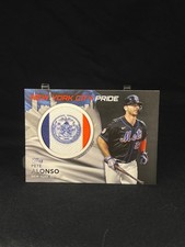 2022 Topps Series 1 - City Flag Patch Commemorative Relics Pete Alonso /299 Mets