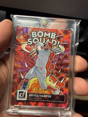 2022 Panini Bomb Squad Bryce Harper Red Color Match 96/149