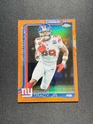 2025 Topps Chrome Football Football Leather Orange Refractor Tyrone Tracy Jr. #228