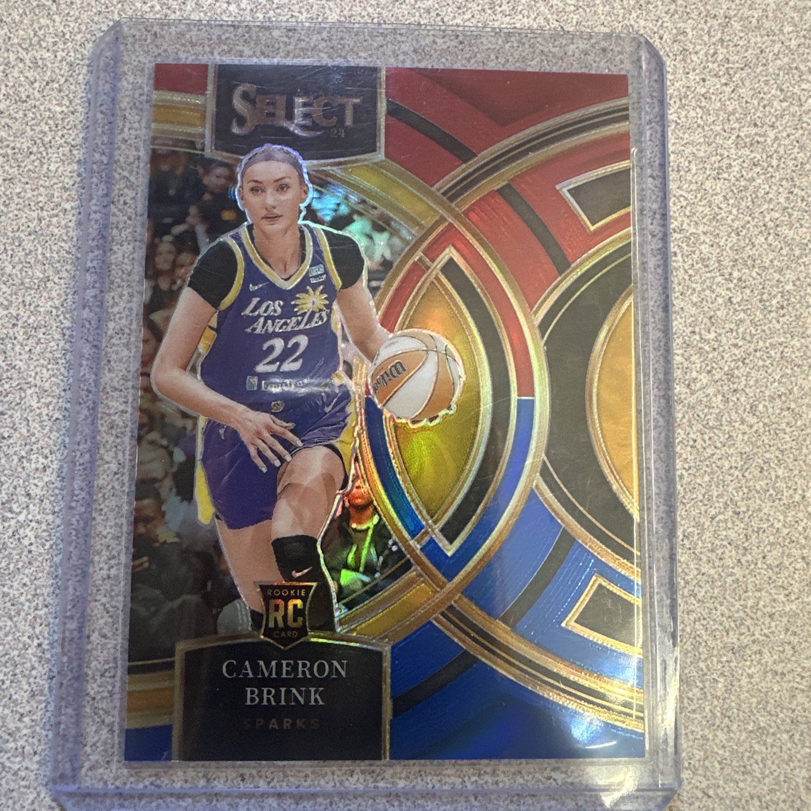 2024 Panini Select WNBA - Premier Level Cameron Brink #191 Red & Blue Prizm /399