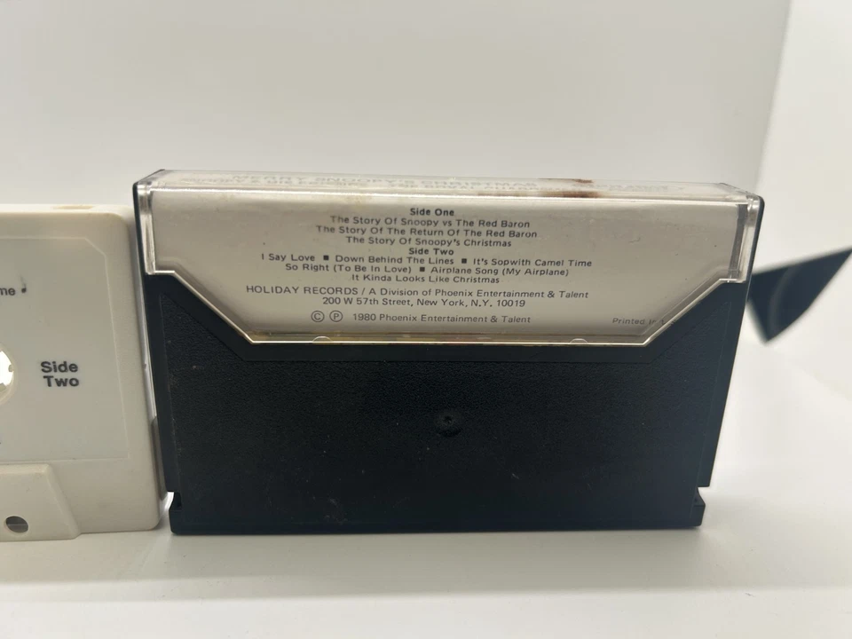 Merry Snoopy's Christmas and His Friends Peanuts The Royal Guardsmen Cassette - Image 3 of 4