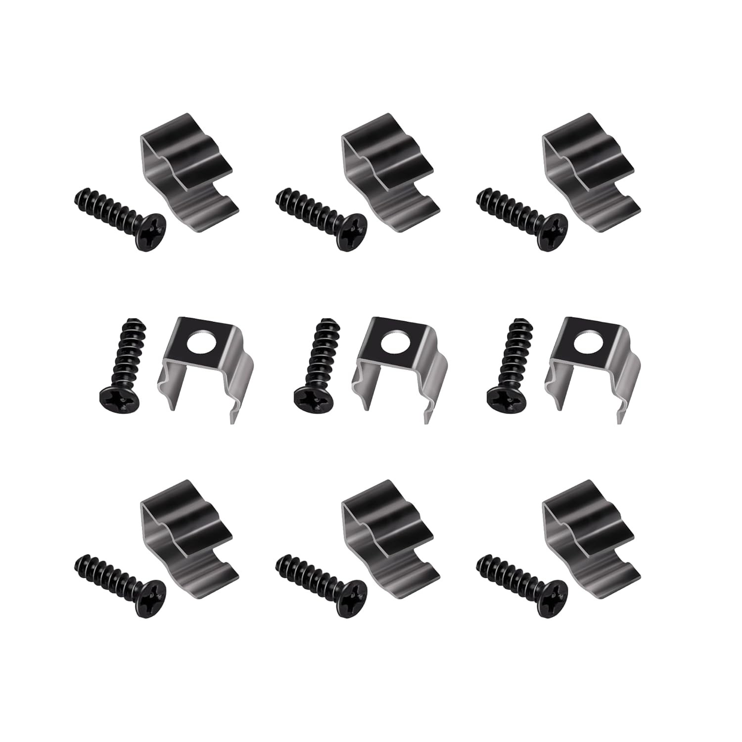 9Pcs Metal Mount Clips w/Screws For Shark IQ&AI AV2501S Robot Vacuum NOT For ION
