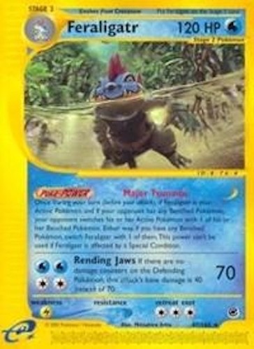 Pokémon TCG - Feraligatr - 47/165 - Rare - Expedition Base Set [Lightly Played]