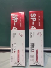 X2 YAYASHI SP-4 Super Probiotic -4 Toothpaste Ultra+Whitening 120g EA Two Pack