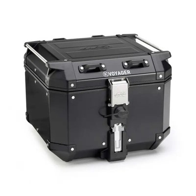 Kappa KVG420B K Voyager Koffer 42L Aluminium Schwarz MONOKEY