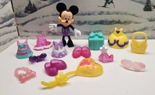 Abbigliamento vestito Minnie Mouse Snap n' Style con fiocco