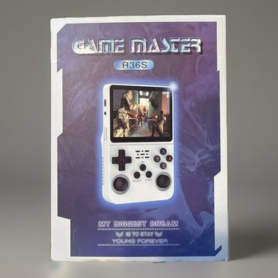 Game Master R36S Linux & Android Game Console, 3.5  IPS Streaming Play PSP PS1
