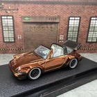 Hot Wheels Porsche 911 Turbo 3.3 Targa Red Line Club 1:64 Brown Diecast Car New