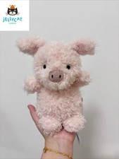 NEW Jellycat Little Pig Stuffed Animal - Cuddly & Ultra-Soft with Tag & Dust Bag