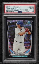 2014 Bowman Draft Chrome Black Wave Refractor Alex Verdugo #CDP59 PSA 9 MINT 0c6