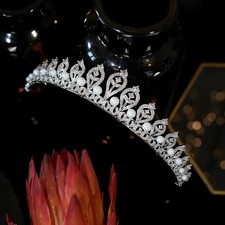 Headband Wedding Pearls Crown Zirconia Headwear Europe America Palace Birthday