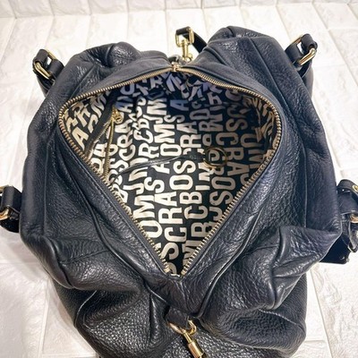 Marc Jacobs Classic Q Baby Groovy 2WAY Bag Black w/Strap | eBay