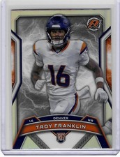 Denver Broncos TROY FRANKLIN 2024 Topps Resurgence REFRACTOR Football Card
