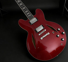 Stage Cherry Red Semi-Hollow 335 Electric Guitar US Warehouse Diamond F-Holes