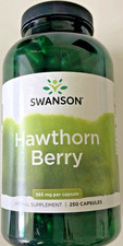 Hawthorn Berry Crataegus , 565mg, 250 Caps, Heart Health, Blood Pressure, Lipid