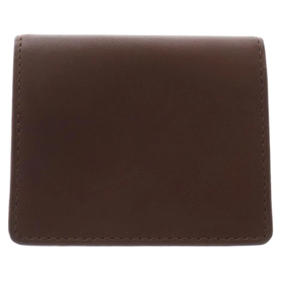 Cartera de monedas de cuero marrón Polo Ralph Lauren Foto 2 de 4