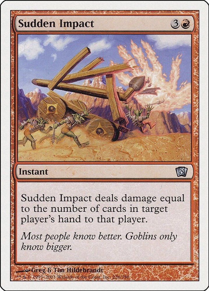 Sudden Impact - 226 - NM - 8th Edition
