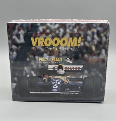1991 Pro Trac's Racing Cards ''VROOM!'' Formula One Factory Sealed SENNA ARYTON RC