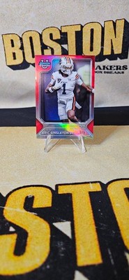 2025 NSCC Eric Singleton Jr #FB-3 Bowman Chrome University Red /5
