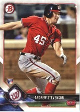 2018 Bowman #85 Andrew Stevenson RC - BB