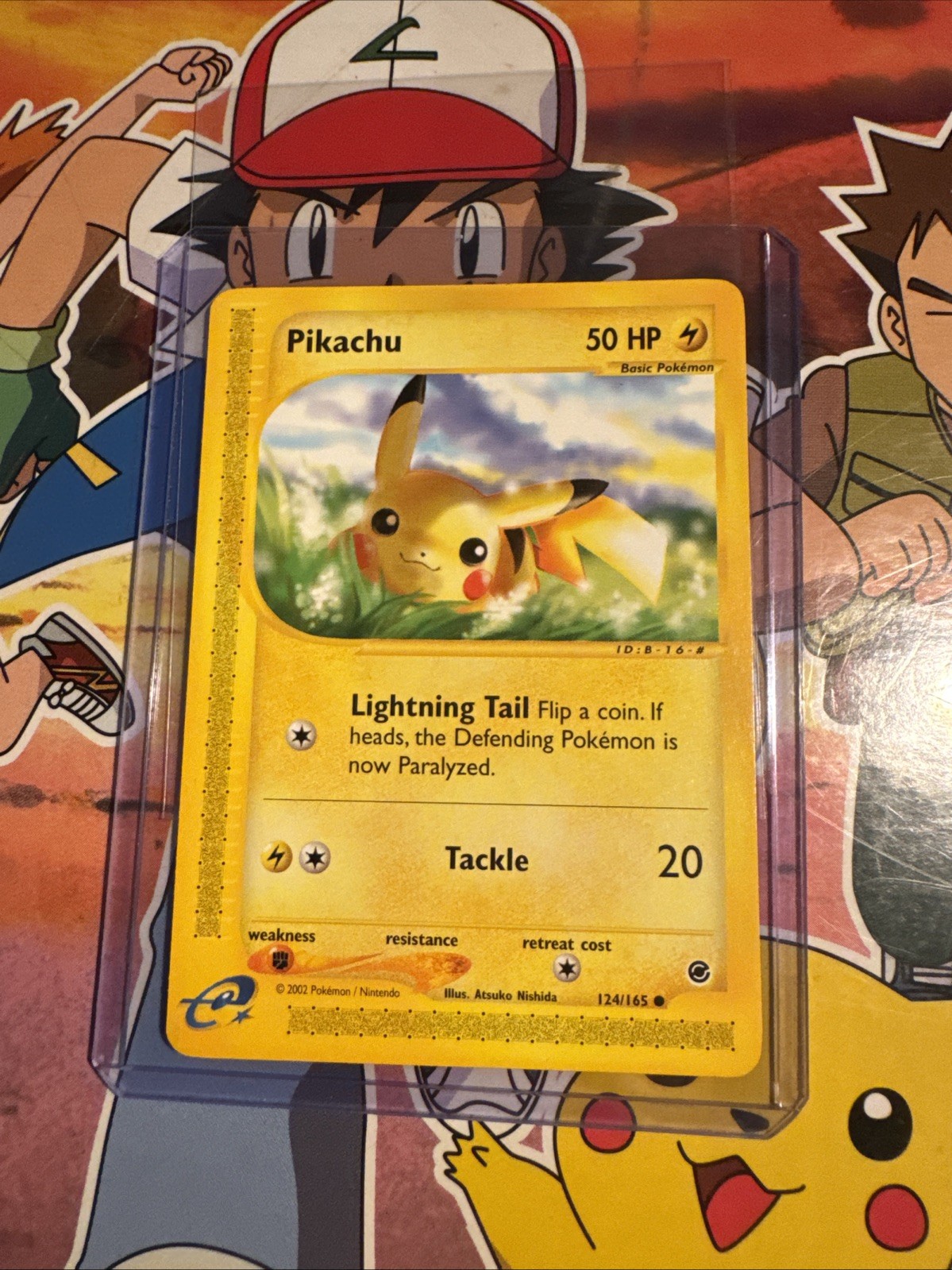 Pikachu 124/165 Pokémon TCG Expedition Base Set Vintage (2002) - e-Reader - NM
