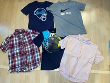 Boys Lot Size Large 10/12 Casual  Dress Tops  . Old Navy ,Nike ,Champion
