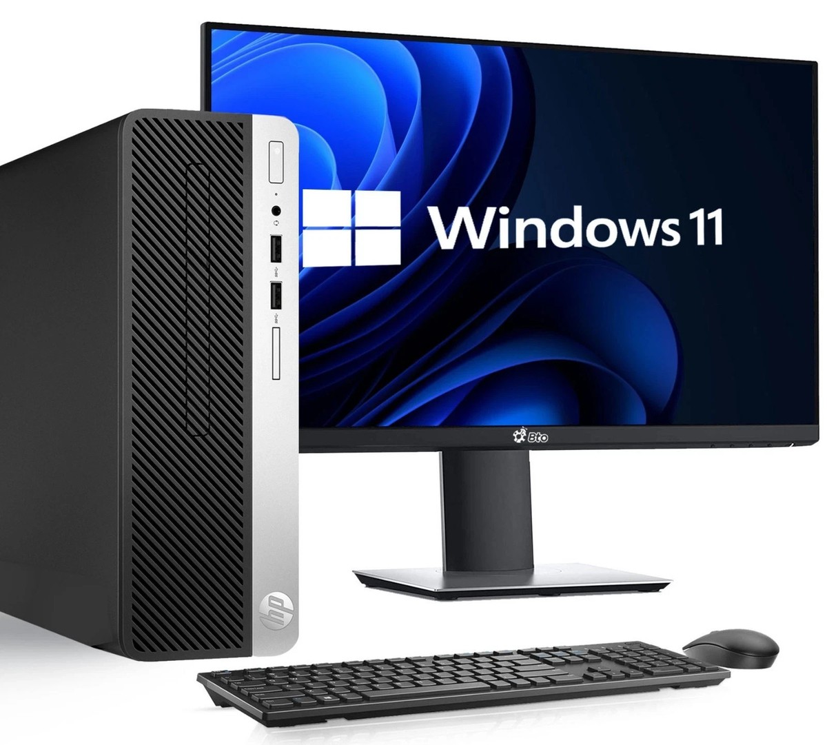 HP 400 G5 SFF 第8世代 i5/16G/M.2 512G/Win11 HP 400 G5 SFF Desktop PC Intel i5-8th 16GB RAM 512GB SSD HDD 24