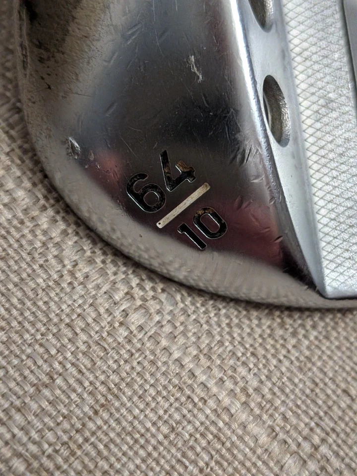 Mandíbulas Callaway Cromo Crudo Punta Completa Cuña 64°-10 *Solo Cabeza* Foto 4 de 4