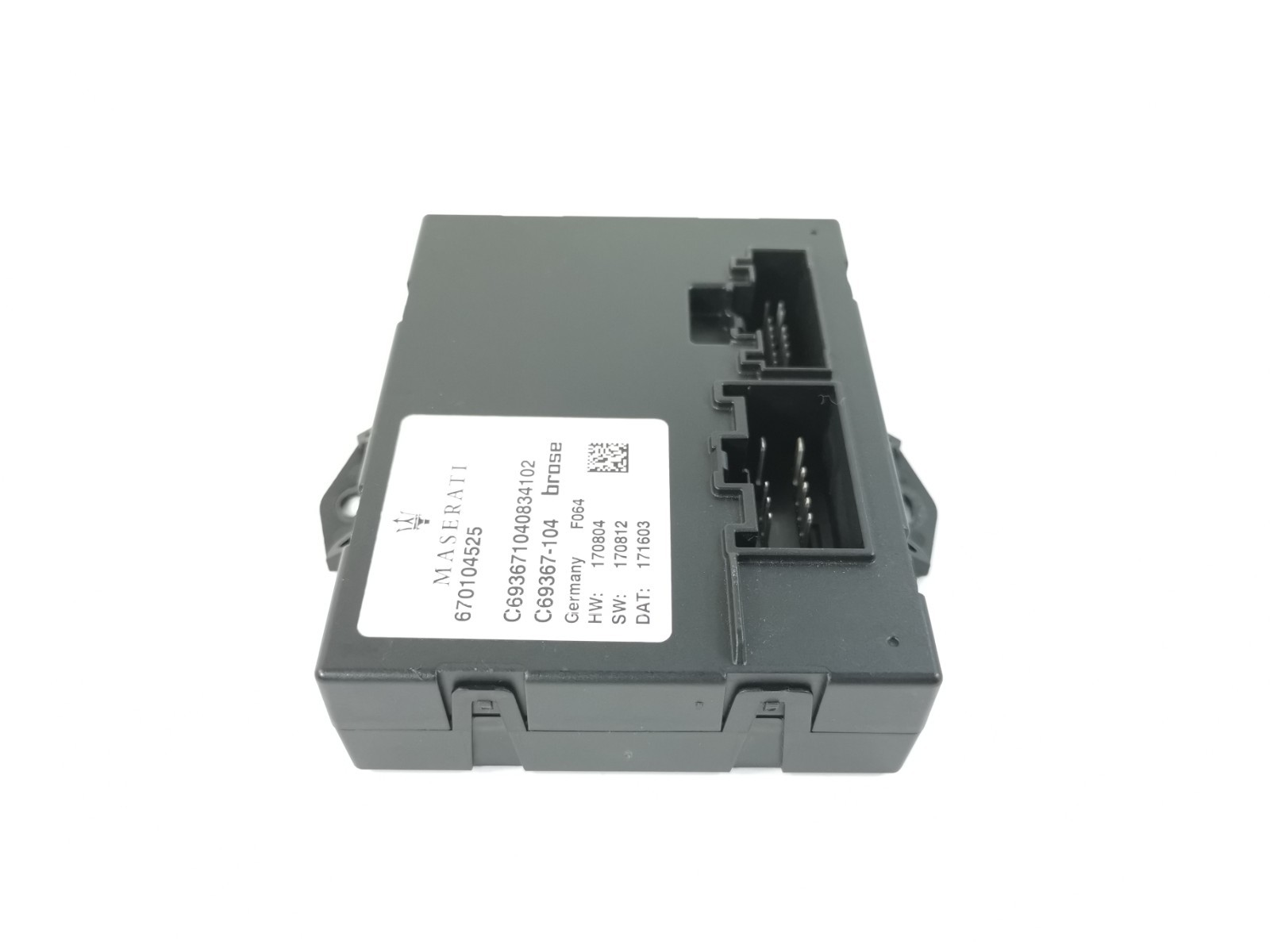 Maserati Levante 3.0 AWD 2017 Tail Gate Liftgate Control Module 670104525 OEM