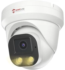 Anpviz 4MP Outdoor PoE IP Camera, AI Human Detection Color Night Vision, ONVIF
