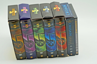 Spacecenter Babylon 5 Komplette Serie Staffel 1-5  DVD Deutsch  + Crusade