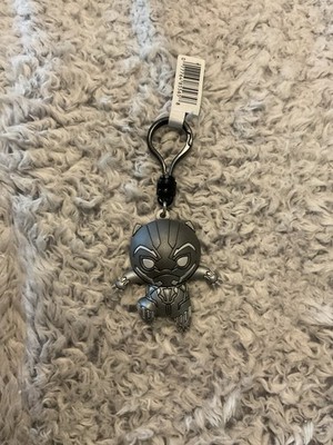 MARVEL SERIES 6 COLLECTORS 3-D BAG KEY CHAIN BLACK PANTHER 2.5'' FIGURE