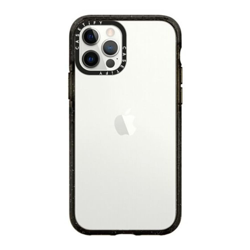CASETiFY Impact Case iPhone 12 Pro - Clear Black