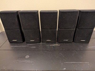 Bose Acoustimass 15 Series Home Theater Surround Sound 5 Double Speakers W/Cable