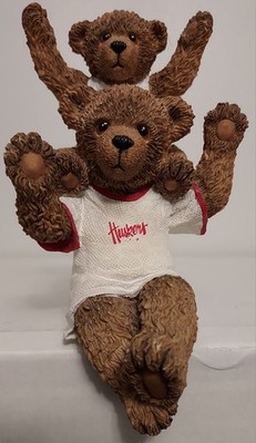 Rare Neb. Huskers Bleacher Bears ''Thomas & Grant'' by Ridgewood Collectibles READ