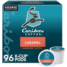 Caramel Flavored Coffee Single Serve Keurig Kcup Pods Medium Roast Coffee 96coun