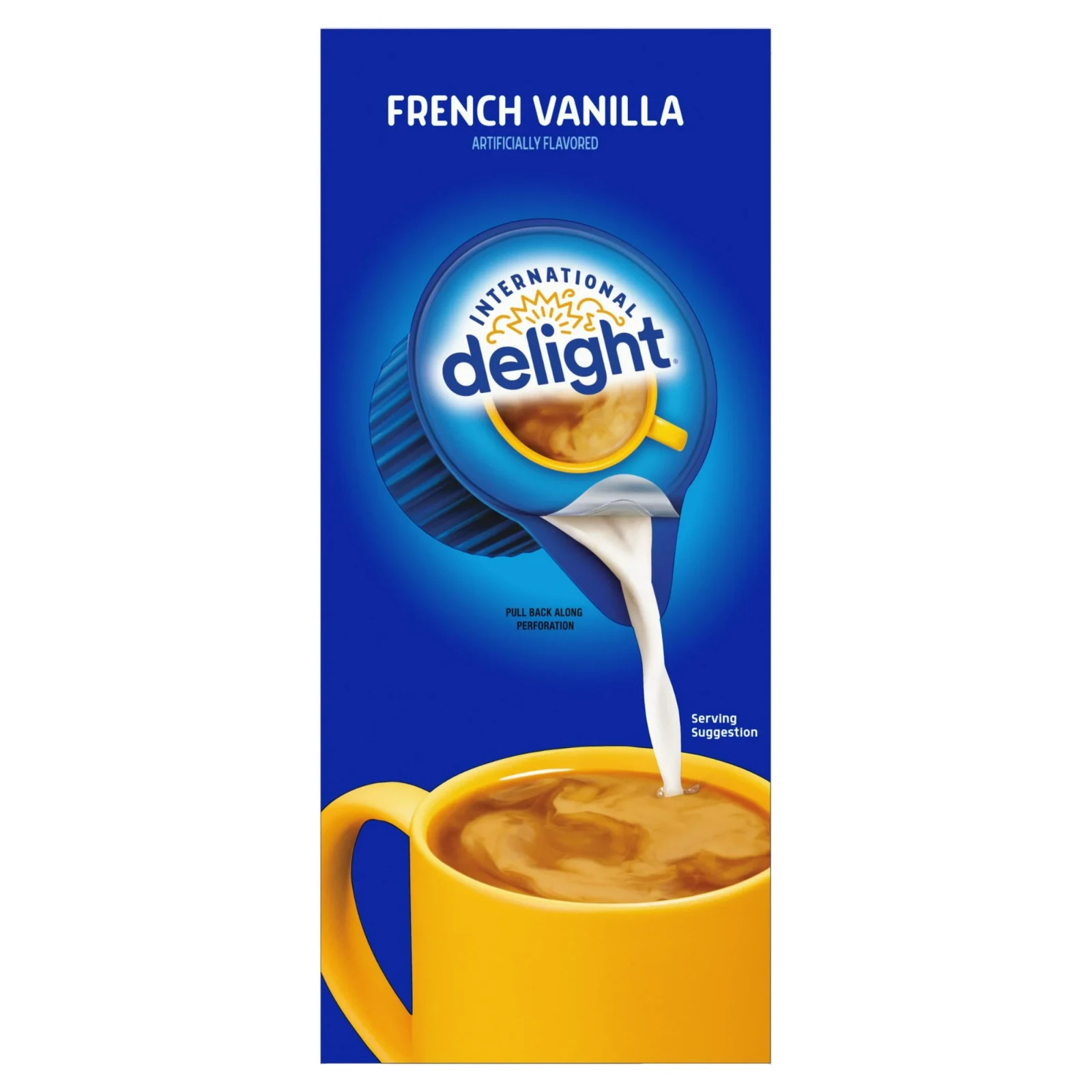 International Delight French Vanilla Coffee Creamer Singles, 48 Count