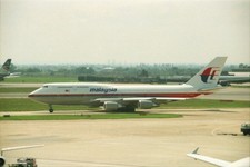 Negativ Boeing 747 Malaysia Airlines Flugzeug 35mm ungerahmt sro-IJ3-2