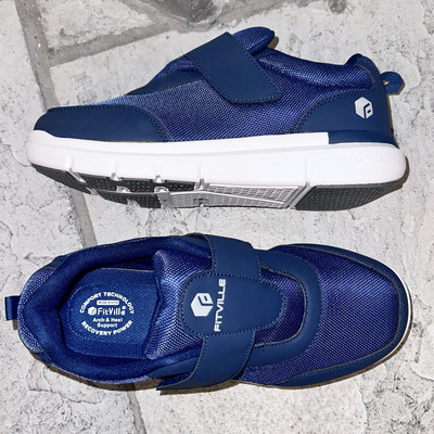 New FitVille Marca Blue Extra Wide Fit Orthopedic Diabetic Shoes