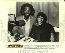 1982 Press Photo Deniece Williams, singer, and Frankie Crocker, program director